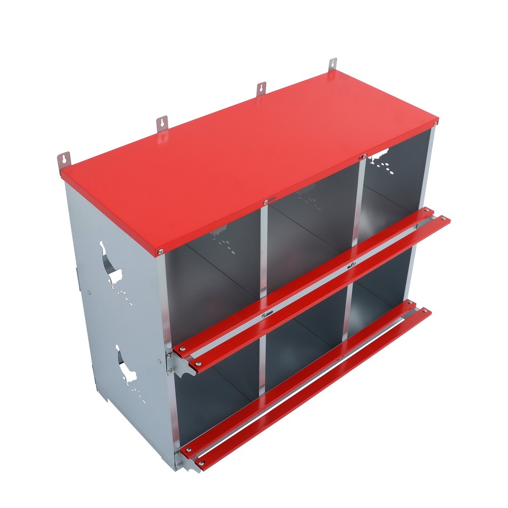 Easy To Install Chicken Laying Boxes 6 Compartment Nesting Boxes For Chickens