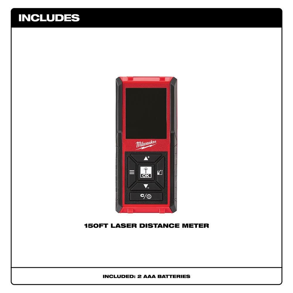 Milwaukee 150 Ft. Laser Distance Meter