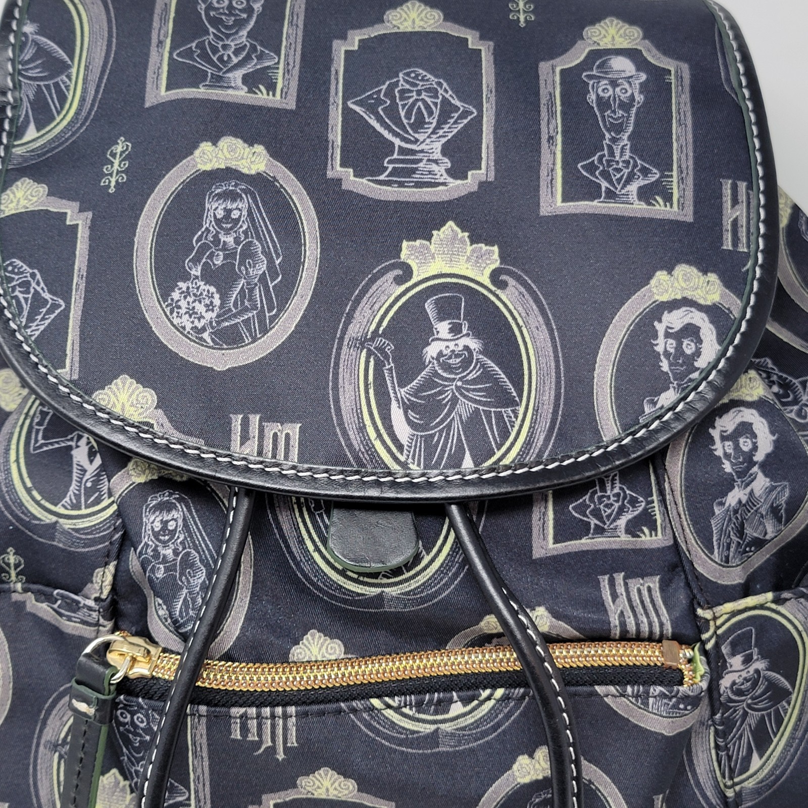 NWT Retired Dooney & Bourke Disney Haunted Mansion HM Portraits Backpack Bag
