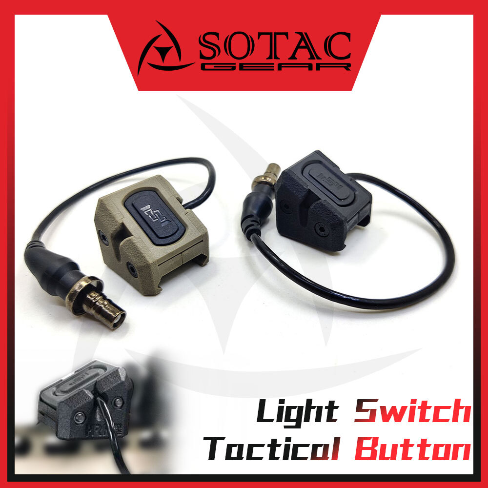 SOTAC Tactical Scout Light Remote Pressure Switch Button for M300/600 Flashlight