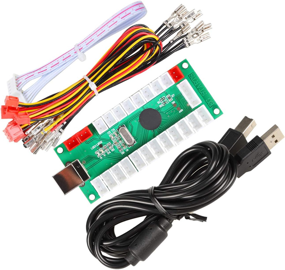Zero Delay USB Encoder to PC LED Joystick Set Compatible LED Arcade Joystick DIY