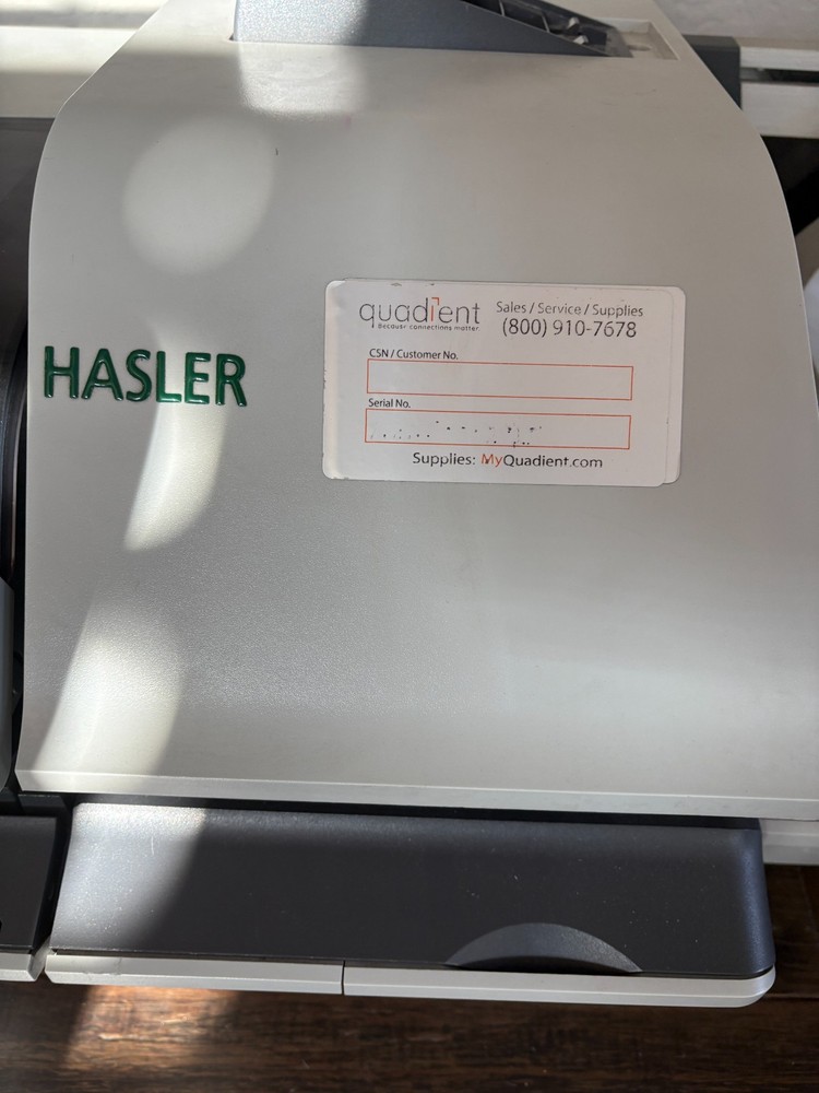 Neopost Hasler IS IM5000 Mailing Machine Conveyor Stacker Base Dynamic Scale