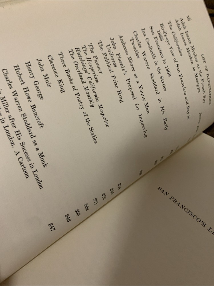 San Francisco's Literary Frontier Book by Franklin Walker 1939 First Edition