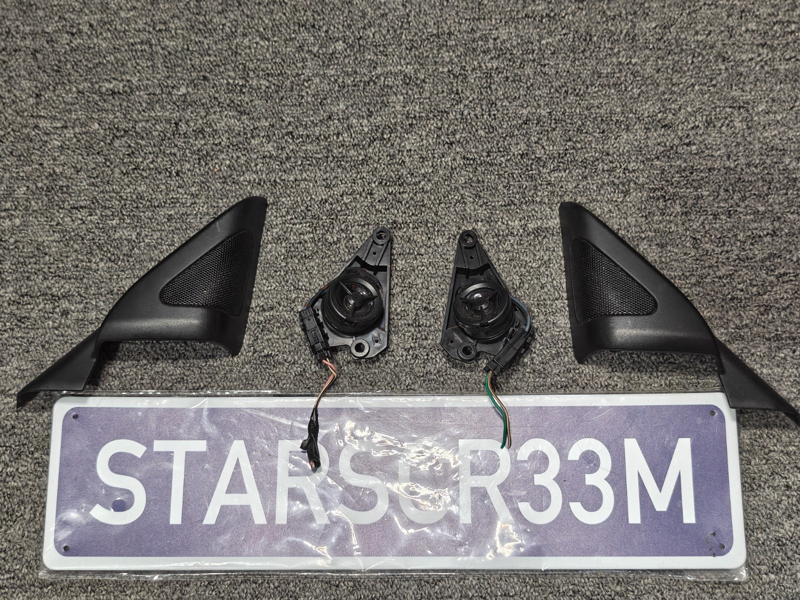 2003-2008 Subaru Forester Mirror Tweeters Speakers Audio Set Pair OEM XT