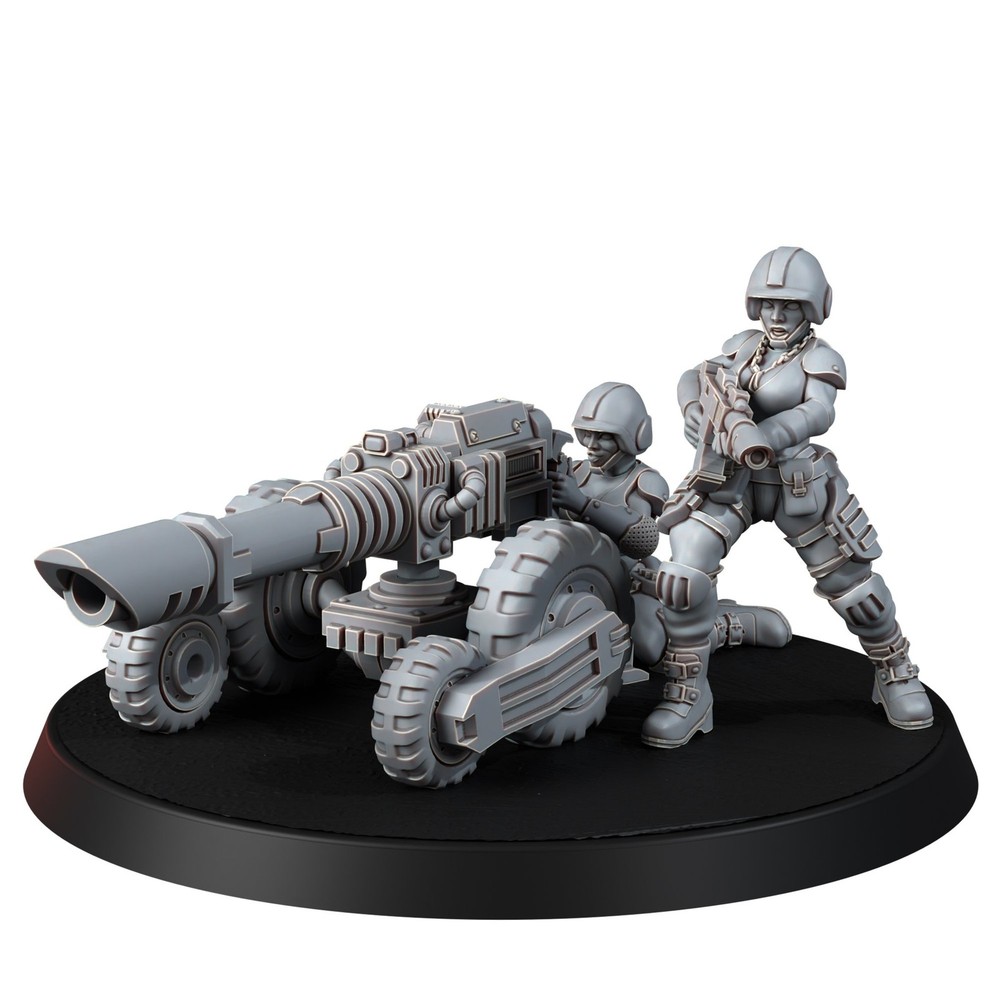 FEMALE CORPS SUPPORT WEAPONS (PIN-UP)