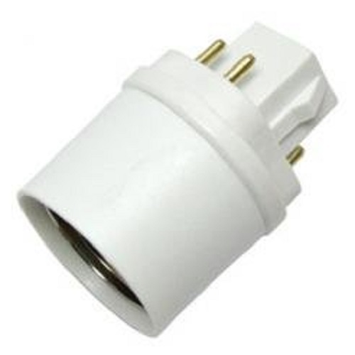CFL 4-Pin G24 Base to E26 Medium Adapter Socket 19739