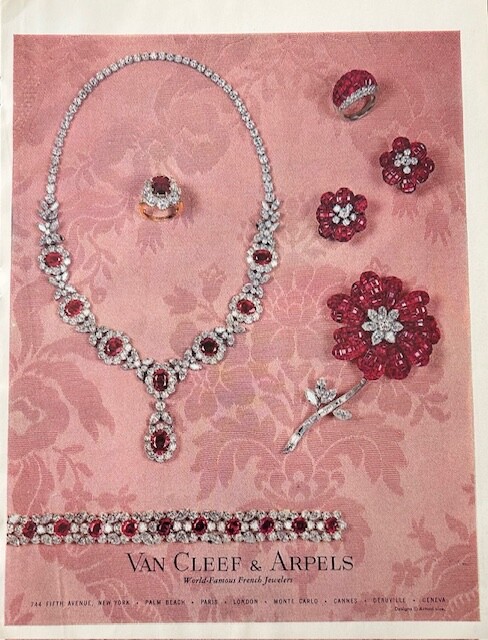 60's Van Cleef & Arpels Ad  1963