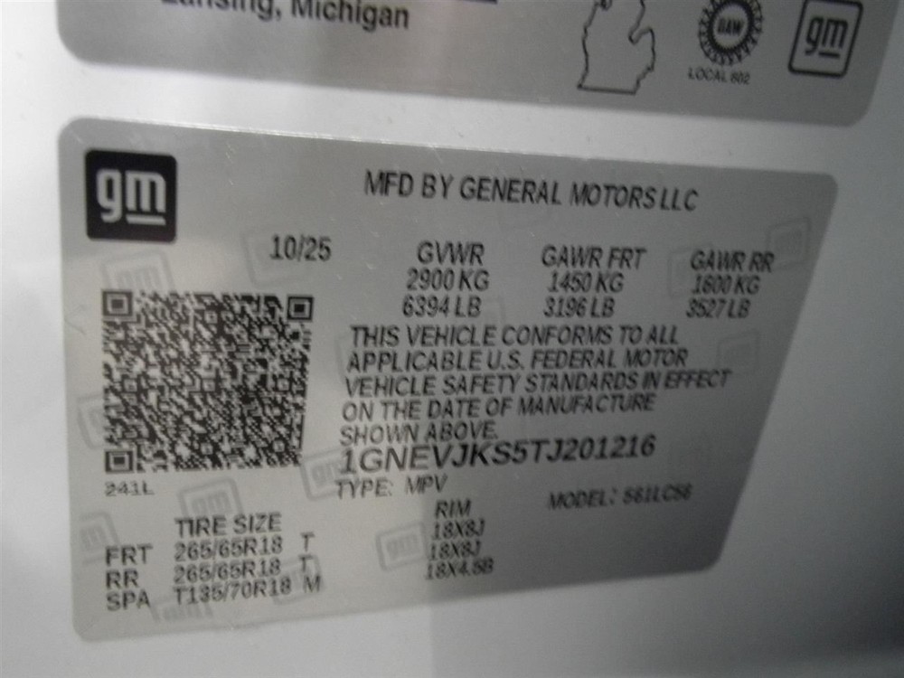 2026 Traverse Z71 Upper Air Shutter