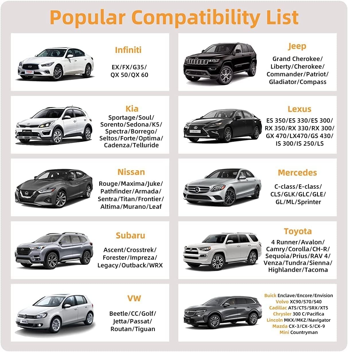 Elantrip Front Car Seat Covers Leather Black 2PCs New