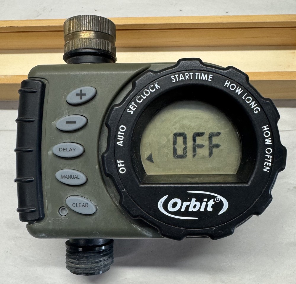 Orbit 1 Dial 1 Outlet Water Timer Hose Faucet Interval Programing #24600