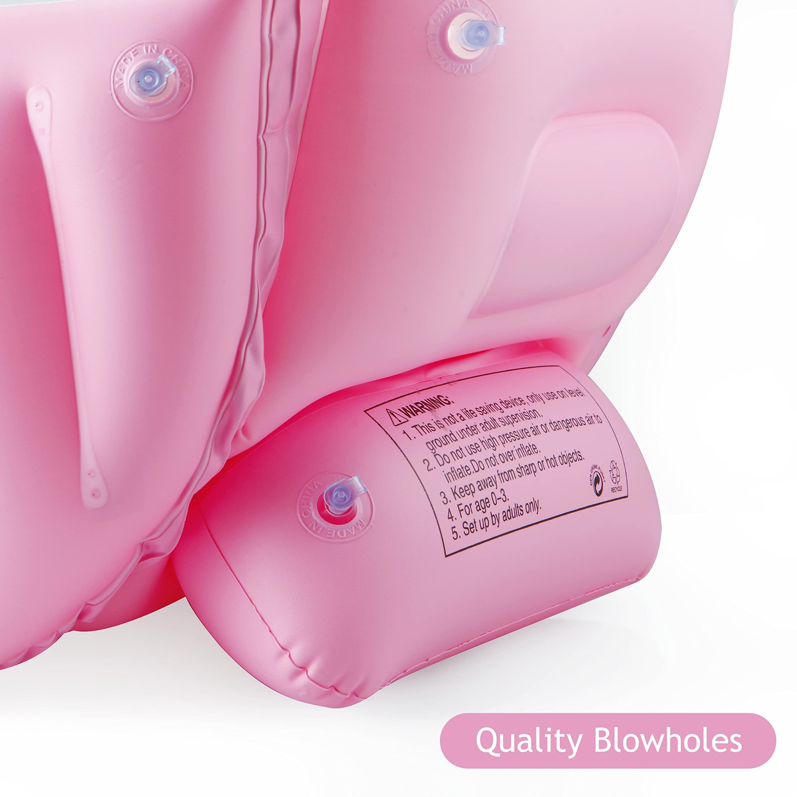 Bañera Inflable PVC Rosa Para Bebe 6 a 12 Meses Niñas 1 2 Años Con Bomba De Aire
