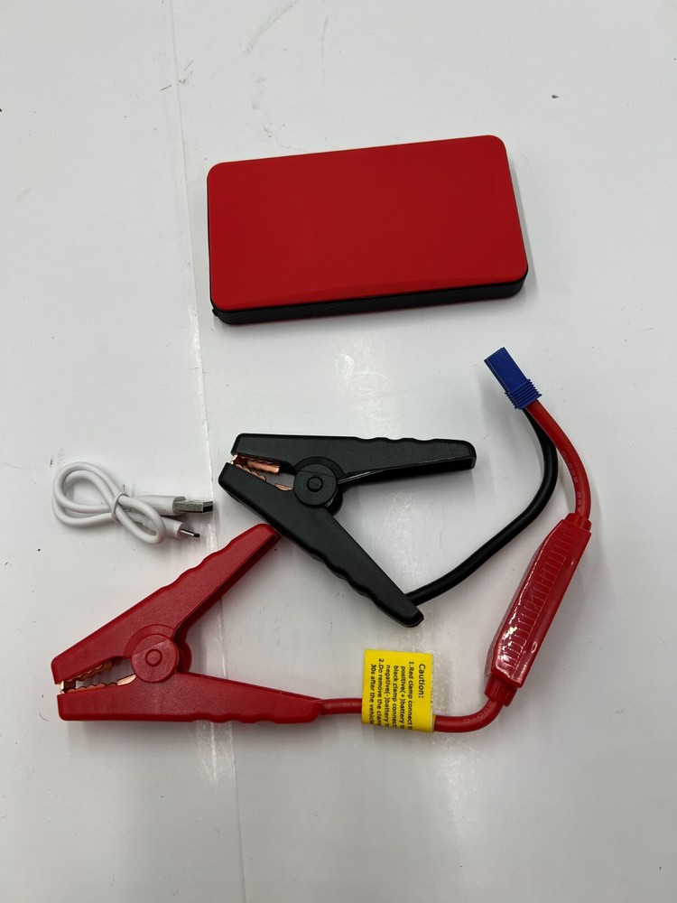 Portable Multi-Function Car Vehicle Jump Starter Power Bank Booster Red