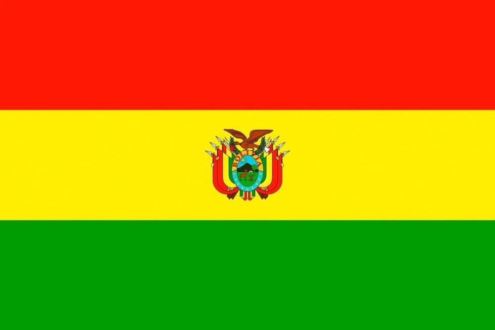 "Bolivia" 3 ft x 5 ft Polyester Flag