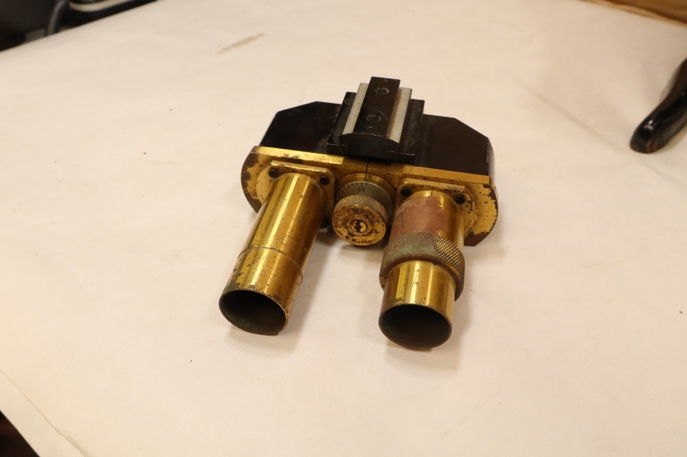 Ernst Leitz Wetzlar Microscope Dual Objective Head RM