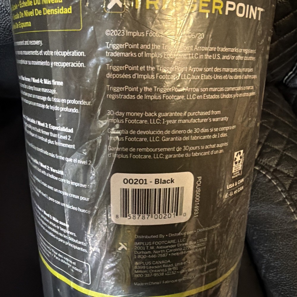 Trigger Point Performance TPT-GRDBW The Grid Black Foam Roller - Black