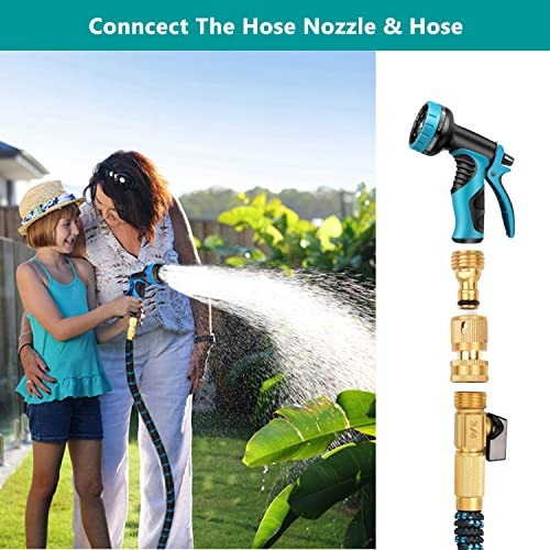 + Garden Hose Quick Connector, Solid Brass 3/4 Inch Thread Fitting No 6 Sets