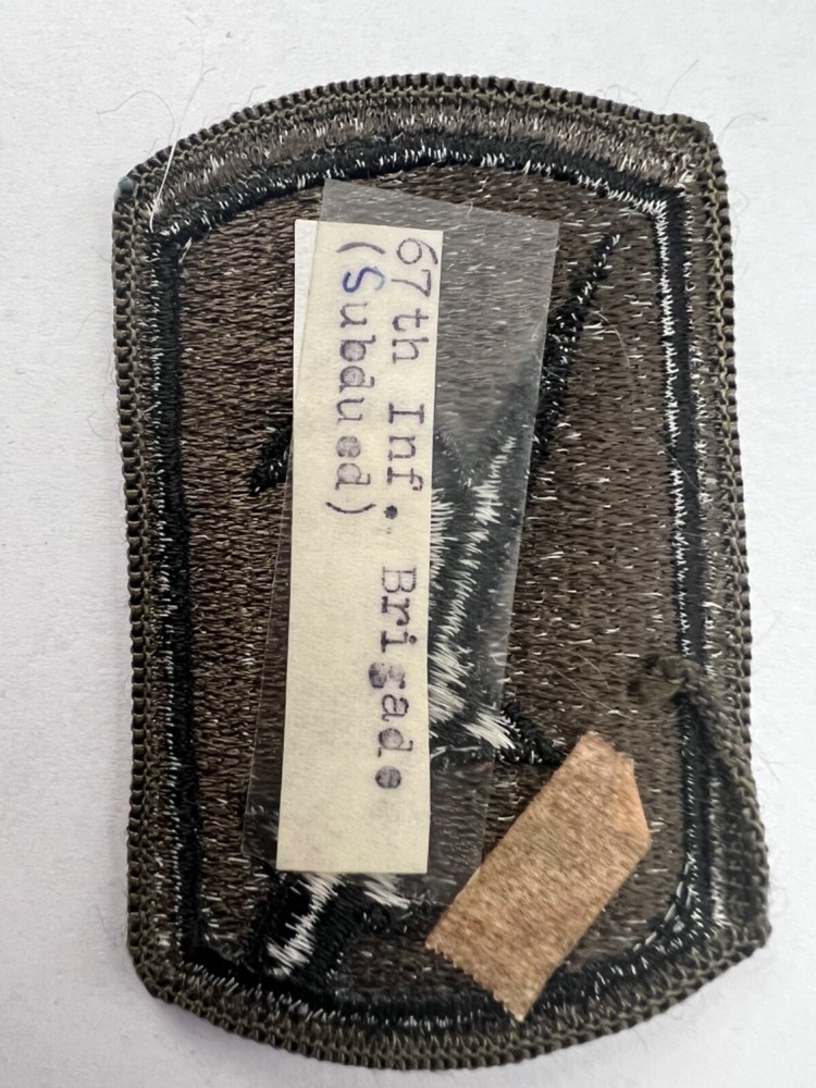 67th Infantry Brigade Subdued US Army Patch