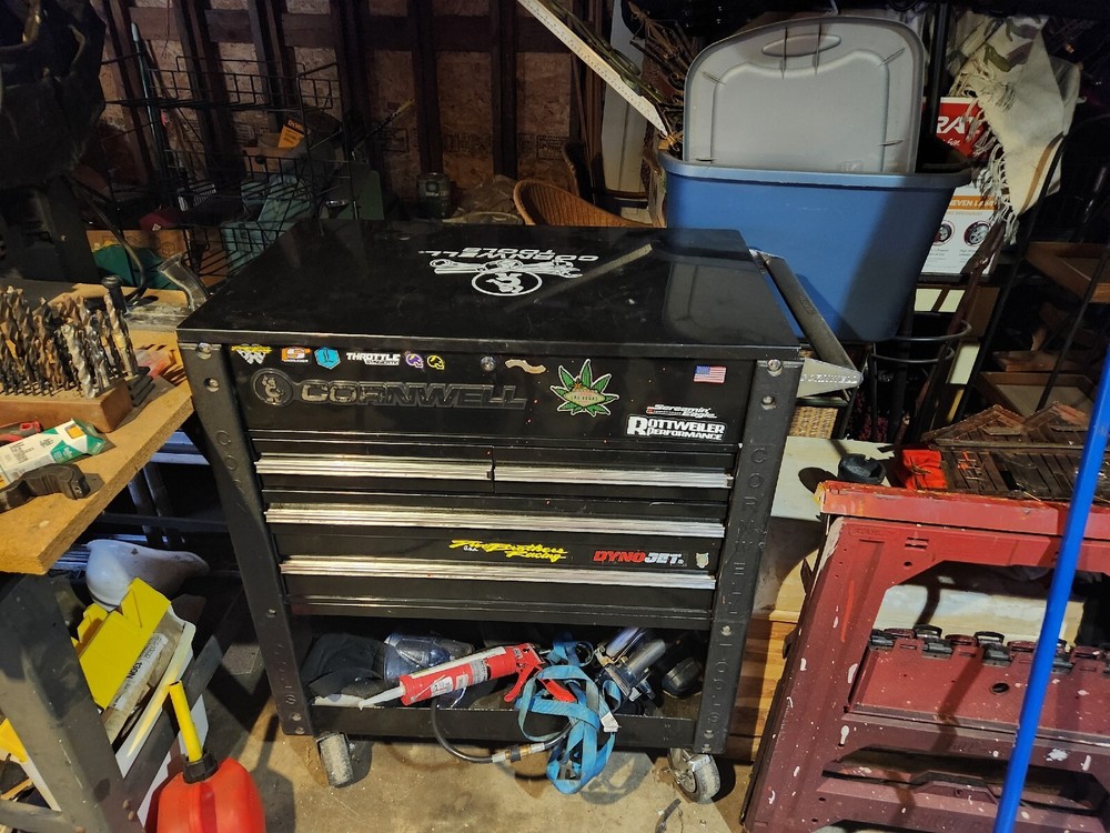 Cornwell, roll away service cart.