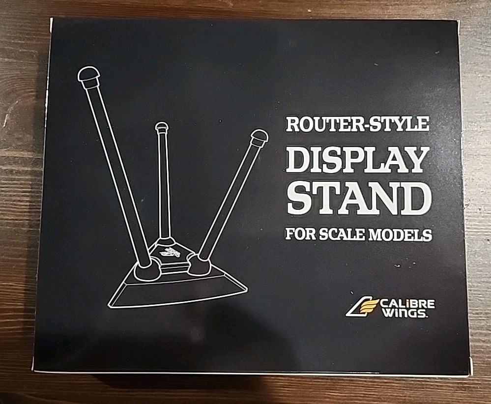 Router-Style Display Stand For Scale Models