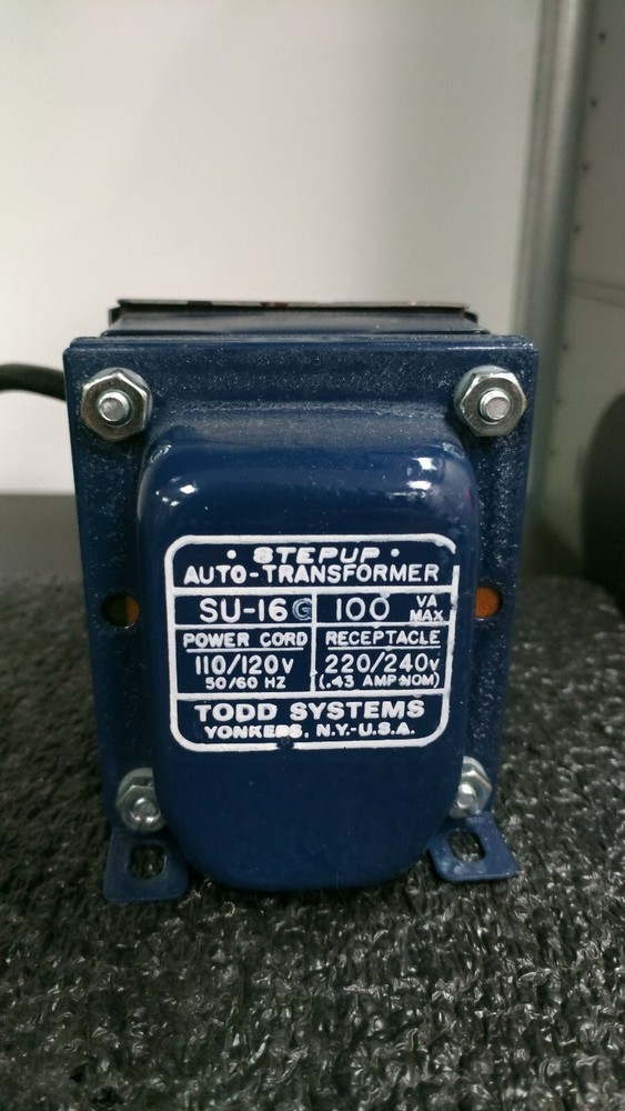 TODD Systems SU-16G Step Up Auto Transformer