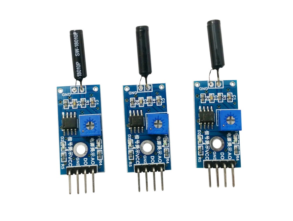 3pcs Vibration Shock Movement Sensor Module for Arduino STM32 ESP32 ESP8266