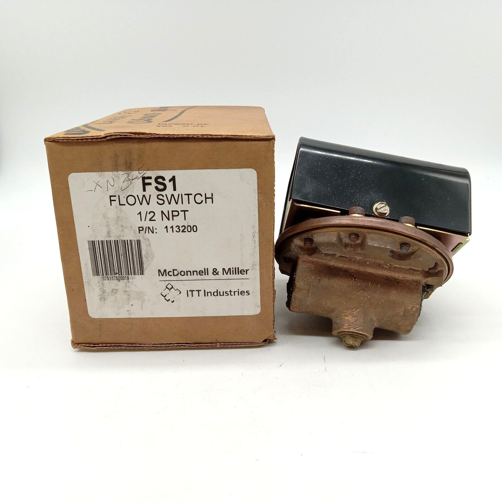 McDonnell & Miller FS1 1/2 NPT Flow Switch