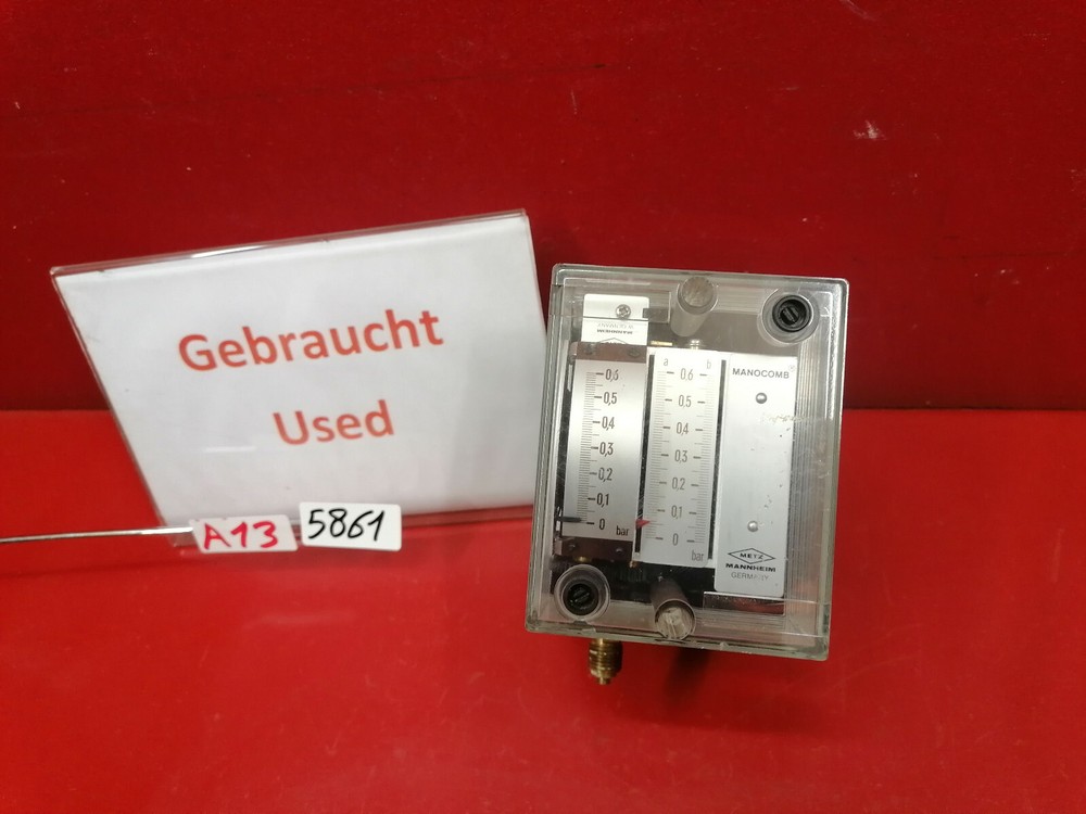 Metz Manocomb L/1KA/B Pressure Switch Pressure Regulator