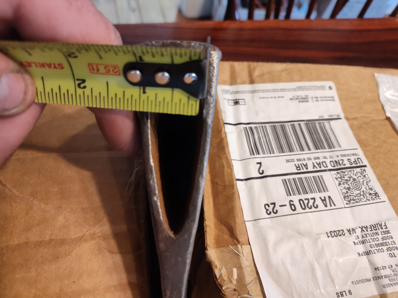 Vintage 4lb 5oz Phantom Bevel Bit Axe Jersey Head Tool WC Kelly Works W.VA USA