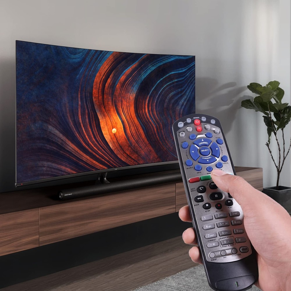 New IR Remote Control for Dish Network 20.1 Satellite Medium, Black