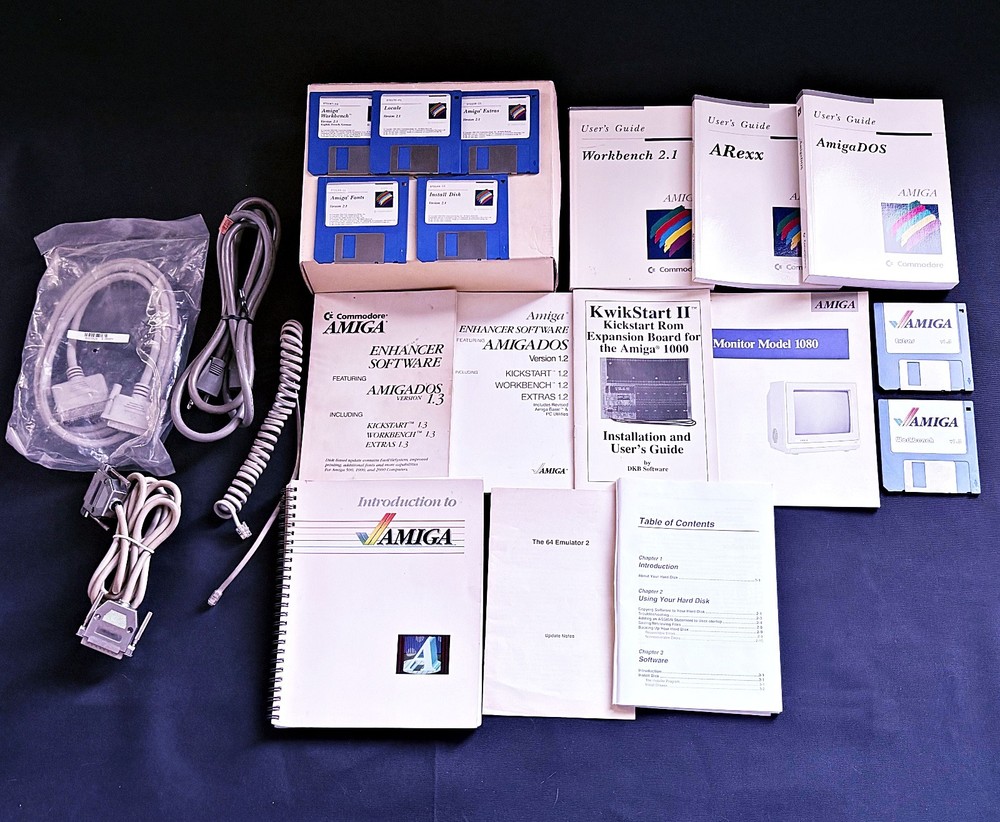 Commodore Amiga 1000 Computer W/ Mouse, Keyboard, Accessories, Software, & More!