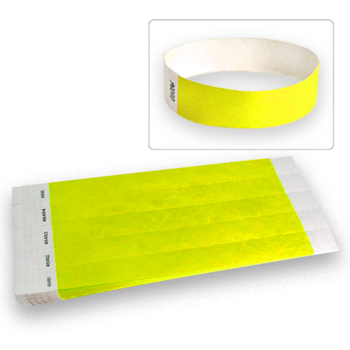 100 3/4”Tyvek Wristbands- Choose Your Color-Bars,Events,Clubs,Security,ArmBands