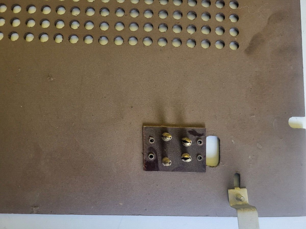 Rear panel for Kuba Telefunken Opus 8 with 6 complete mounting material