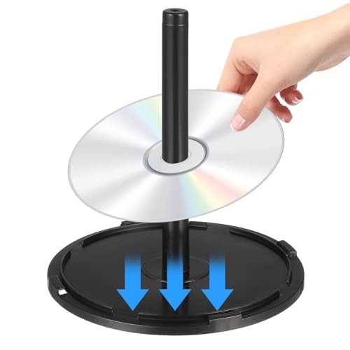 4pcs CD/DVD Cake Box Spindle,Empty CD DVD Cake Box CD/DVD Storage Bucket 100