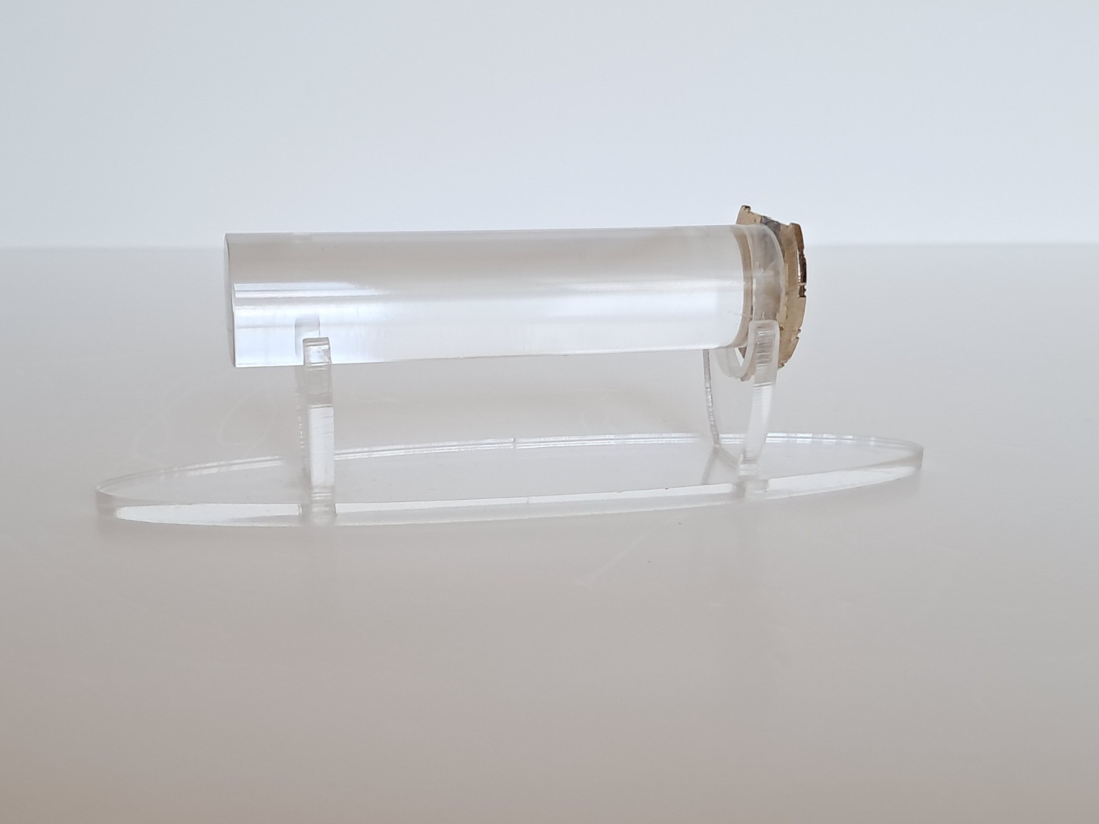 Handgun Firearm Gun Safe Shelf Display Rod - 1 & 1/8" POW*MIA Enamel Topper