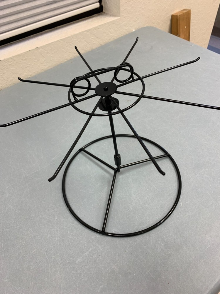 8 Arm Wire Display Spinner Fixture