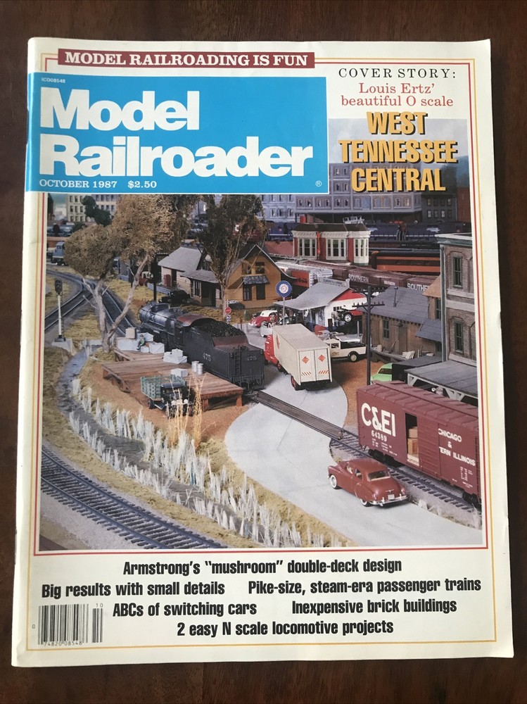 Model Railroader Train Magazines 1987 Complete Year 12 Issues Hobby Layouts GUC