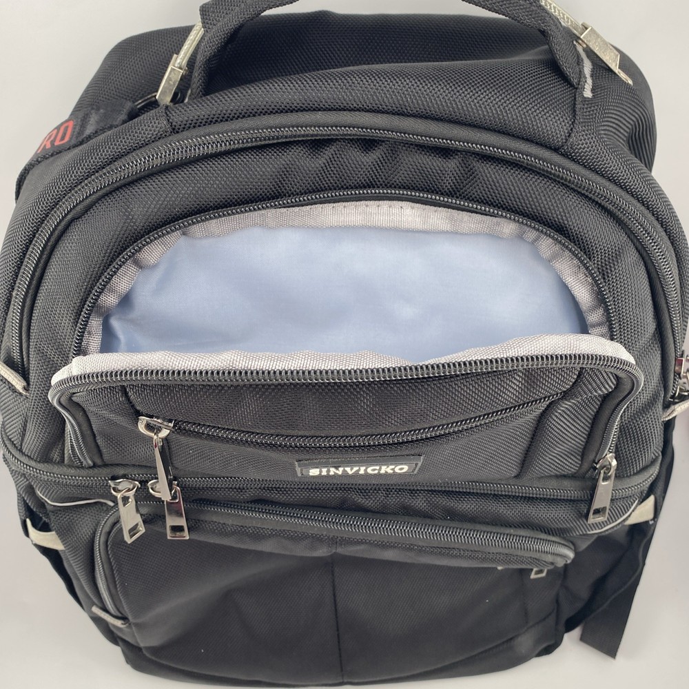 Sinvicko Multi Storage Backpack Cooler - Leak Proof - Black