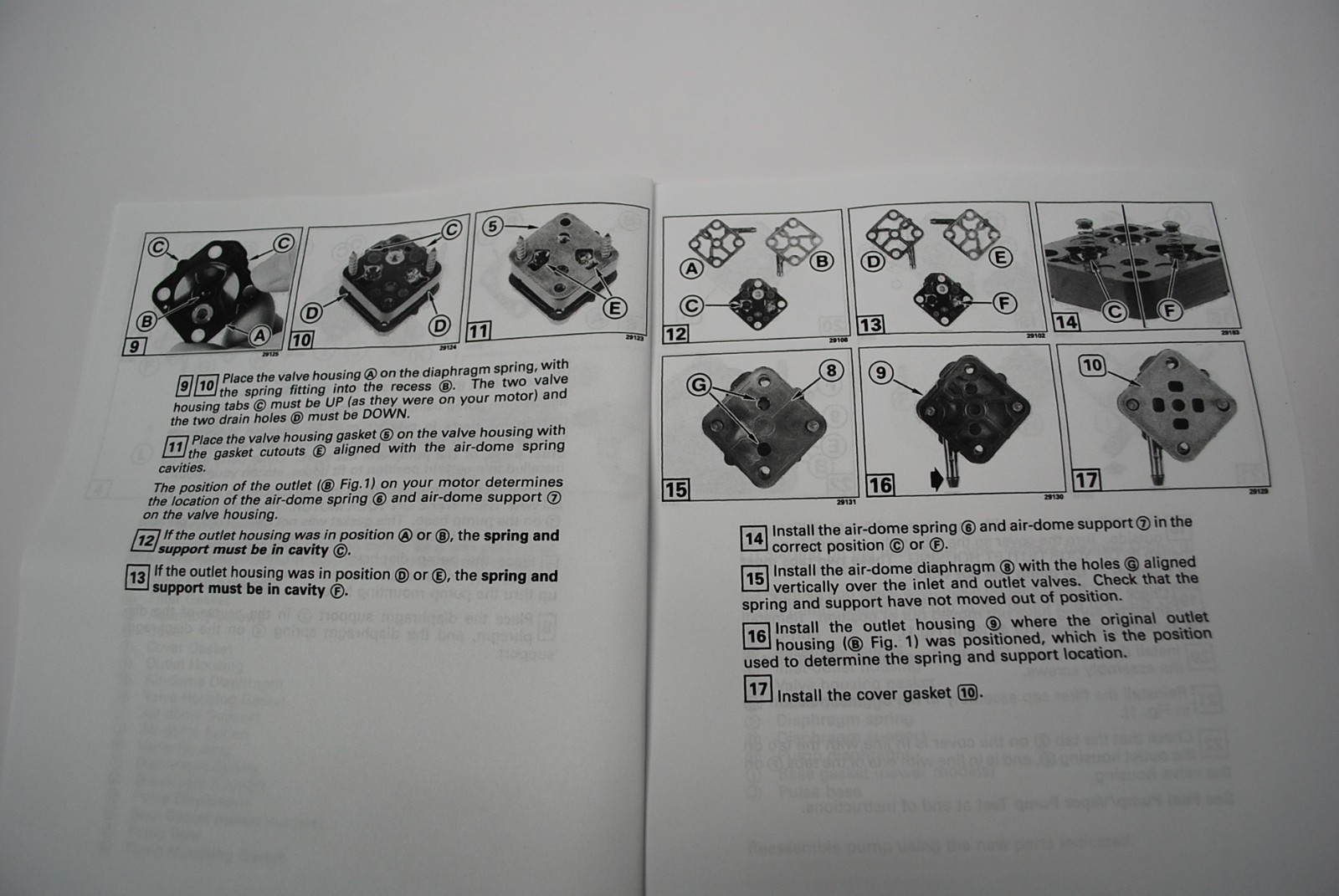 New Johnson Evinrude OEM Outboard Fuel Pump Repair Kit 393088 BRP/OMC