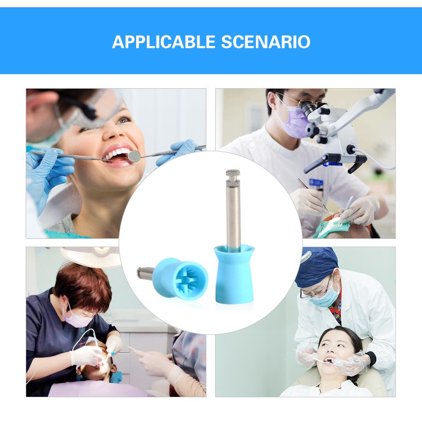 100-1000*Dental Rubber Prophy Tooth Teeth Polish Polishing Cups Latch Type Brush