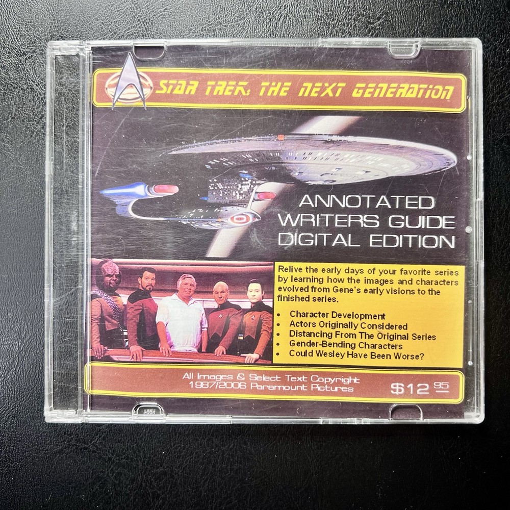 Star Trek The Next Generation Annotated Writers Guide Digital Edition