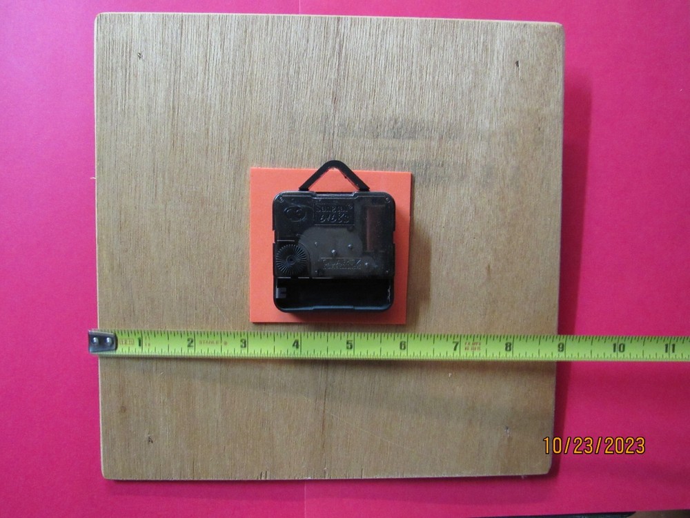!!! PRR !!! CLOCK FACE (9 INCH SQUARE) "GREAT HOLIDAY GIFT"