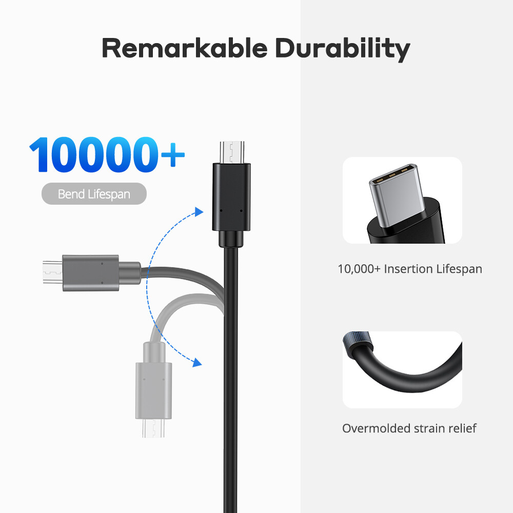 UPERFECT Type C Cable USB Cables USB C For Macbook Mac Pro Samsung Charging Fast