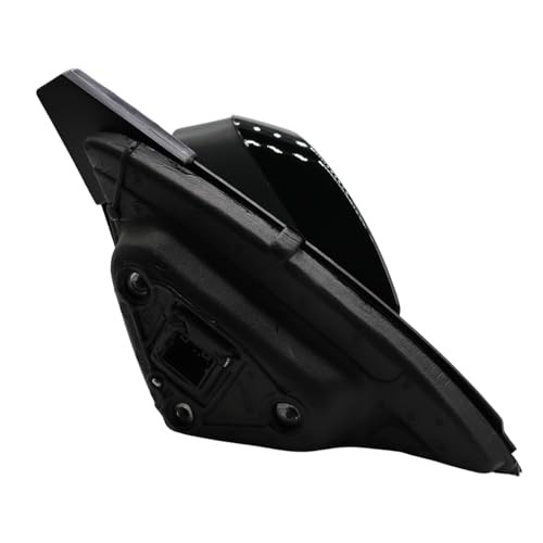 Gloss Black Driver Side Mirror Assembly Compatible with 2014-2019 Impala Left