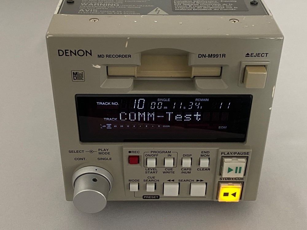 Denon MiniDisc MD Player/Recorder - DN-M991R