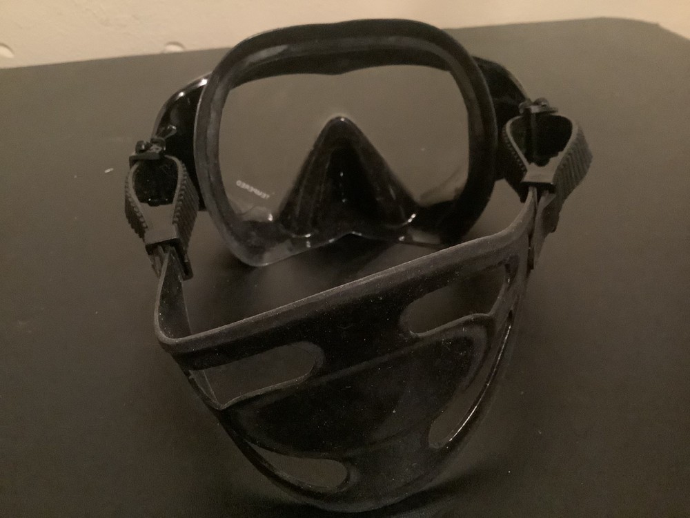 EXP Vision Scuba Diving Mask Panoramic View Tempered Glass Adjustable Strap