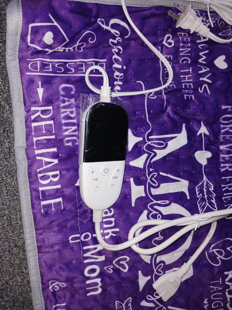 Electric Heating Pad Ultra-Soft Fast Heating, Timer, Washable