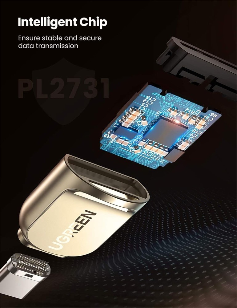 USB C Micro SD Card Reader, Type C to Micro SD Card Adapter with Zinc Alloy E...