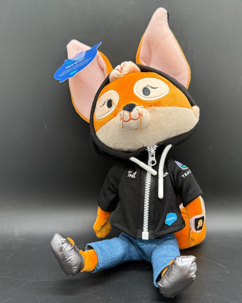 Brandy the Fox Salesforce Trailhead Plush - Rare 2021 Edition - Official Swag