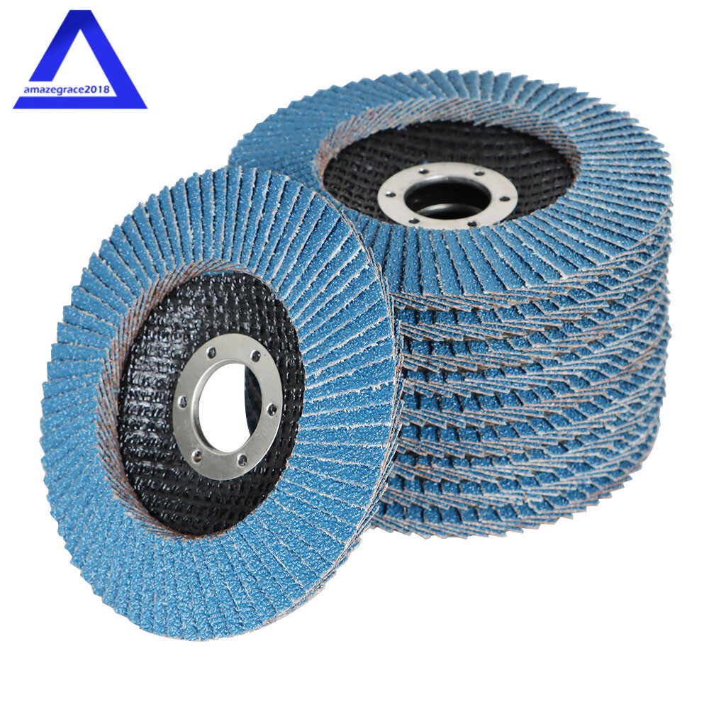 100Pack 4-1/2"×7/8'' 40 Grit T29 Premium Zirconia Flap Disc Sanding Grinding