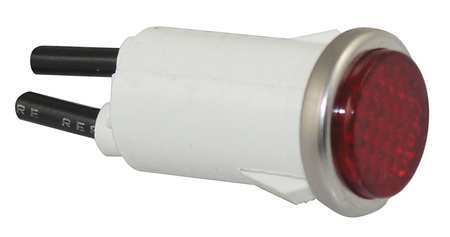 GRAINGER APPROVED 20C840 Flush Panel Light, Red, 12 V AC/DC 20C840